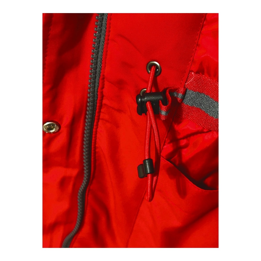 Lands' End Expedition Down Parka Jacket Women's XL PETITE 18P Red Hood NWOT - Picture 11 of 16